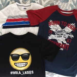Set of 3 Boys T shirts